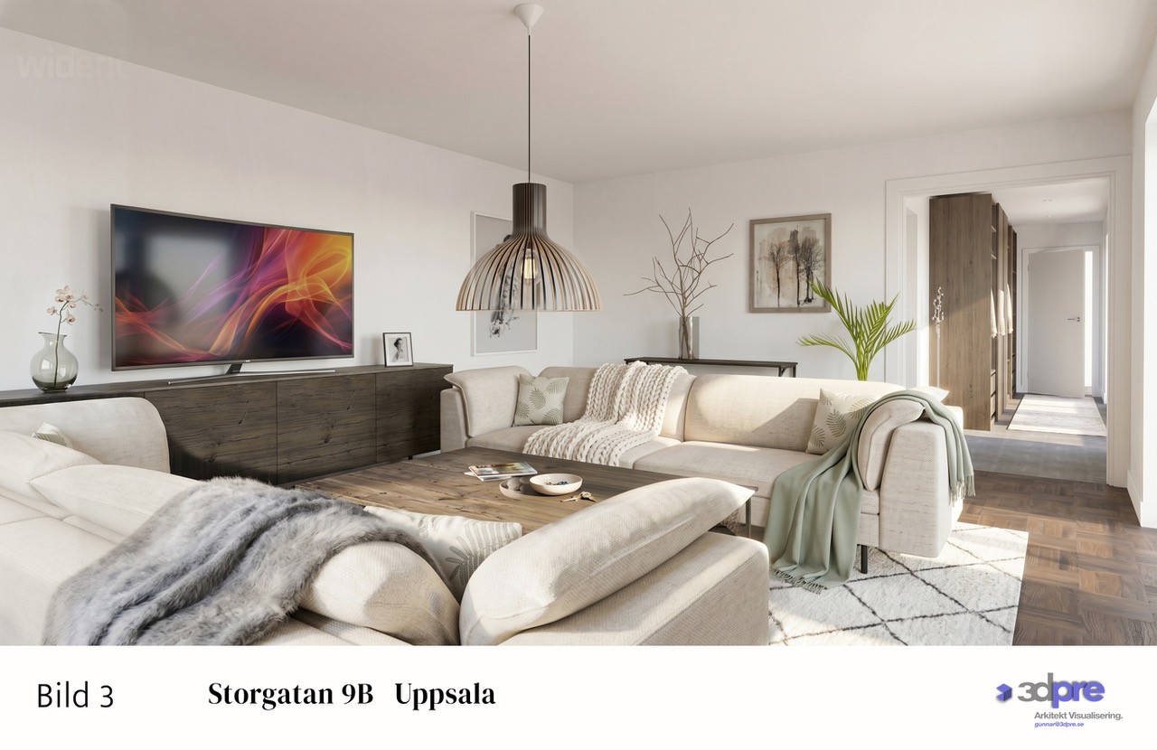 Bostadsbild från Storgatan 9B, Till salu i Höganäs, Uppsala