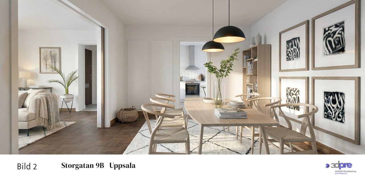 Bostadsbild från Storgatan 9B, Till salu i Höganäs, Uppsala