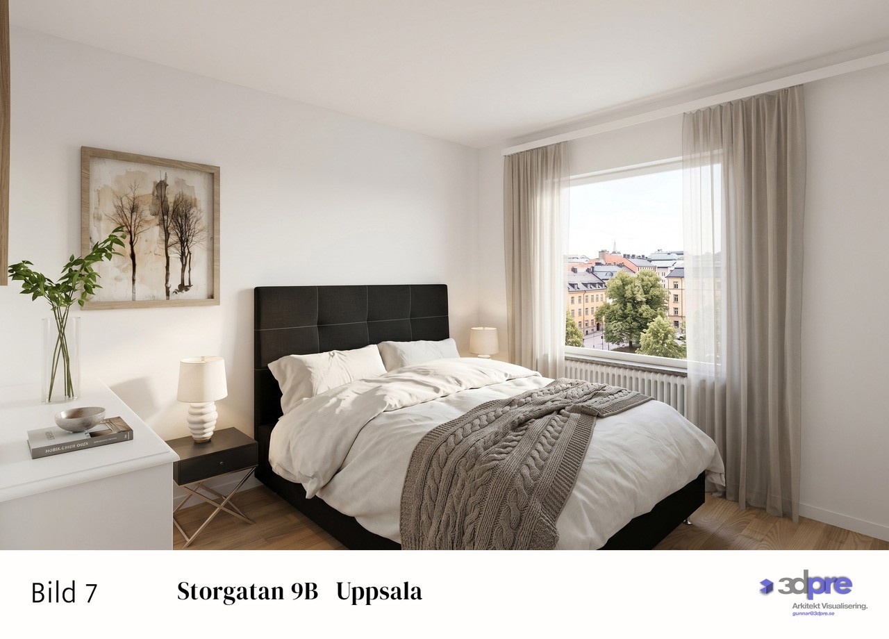 Bostadsbild från Storgatan 9B, Till salu i Höganäs, Uppsala