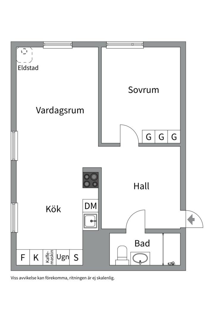 Planlösning från Karl Gerhards väg 29, Till salu i Saltsjöbaden, Nacka