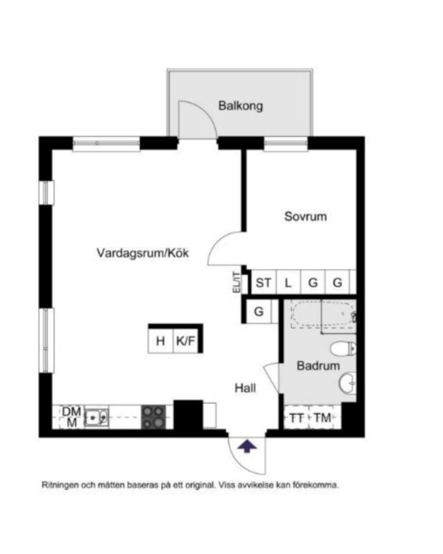 Planlösning från Forskningsringen 90B, vån 7, Till salu i Sundbyberg – Ursvik, Sundbyberg