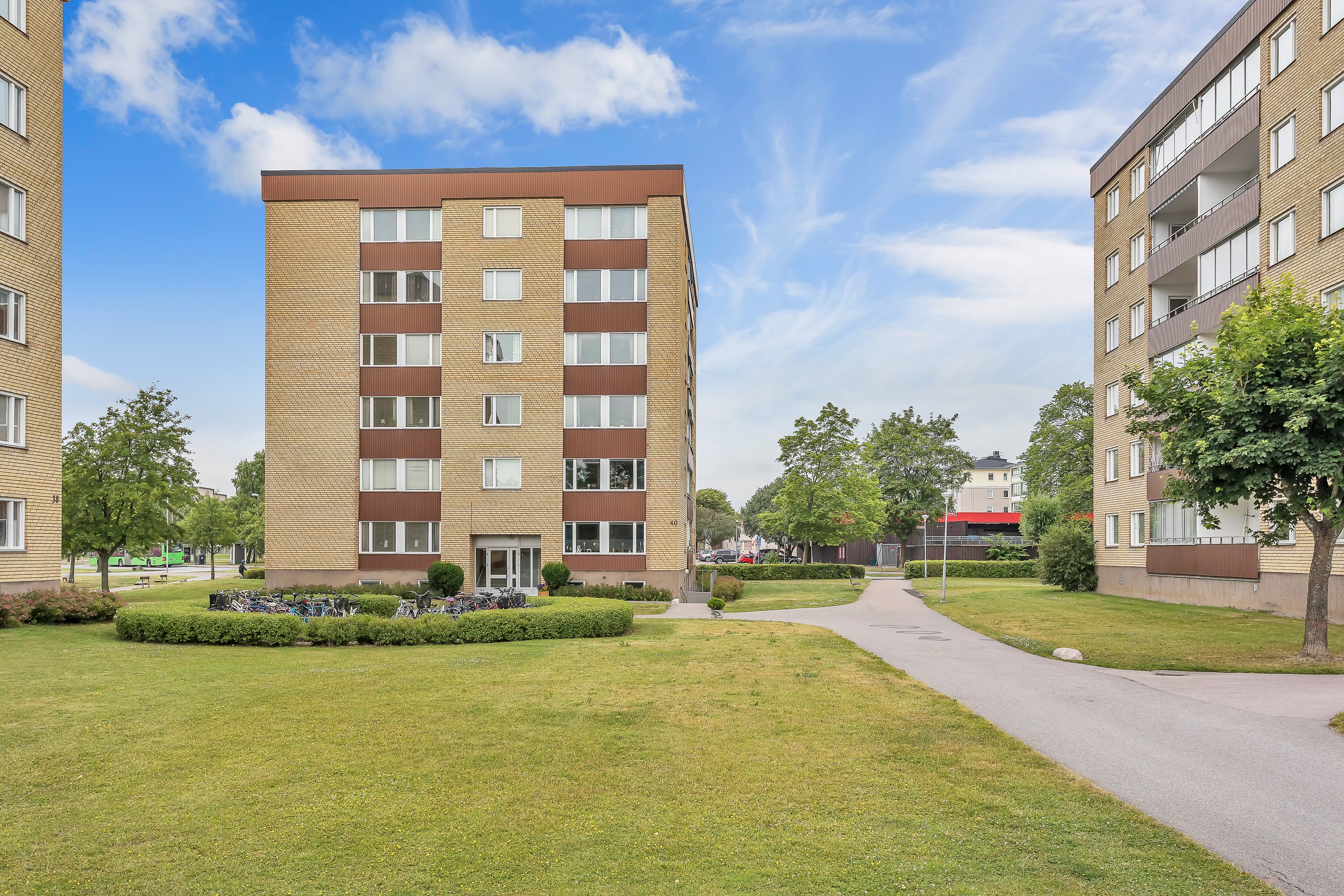 Bostadsbild från Fyrislundsgatan 58, Kommande i Årsta, Uppsala