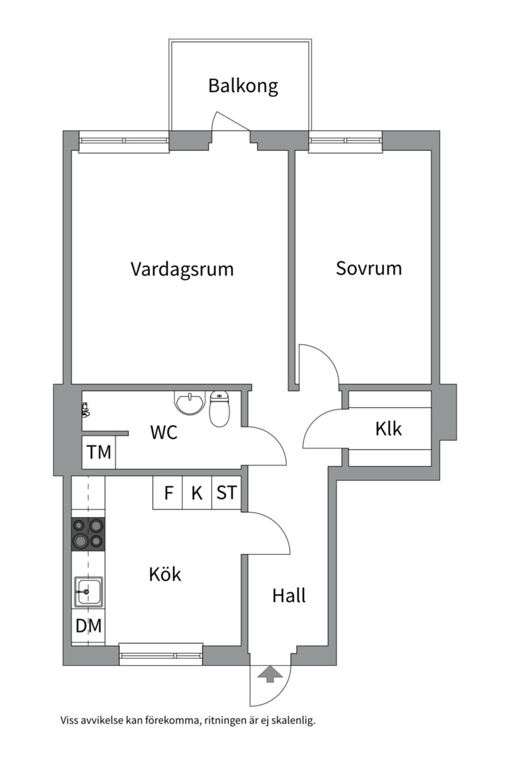 Planlösning från Solberga Hagväg 14, 1 tr, Såld i Solberga, Stockholm