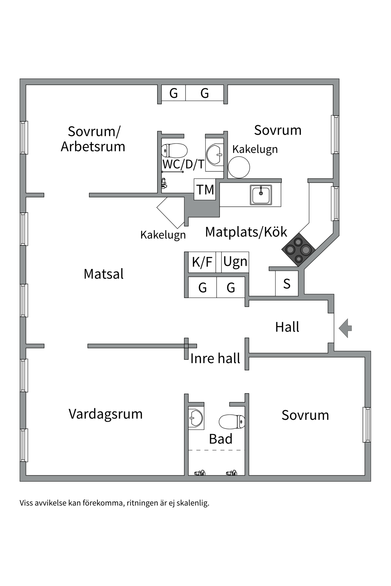 Bostadsbild från Kungsgatan 37 A, Kommande i Centrum, Uppsala