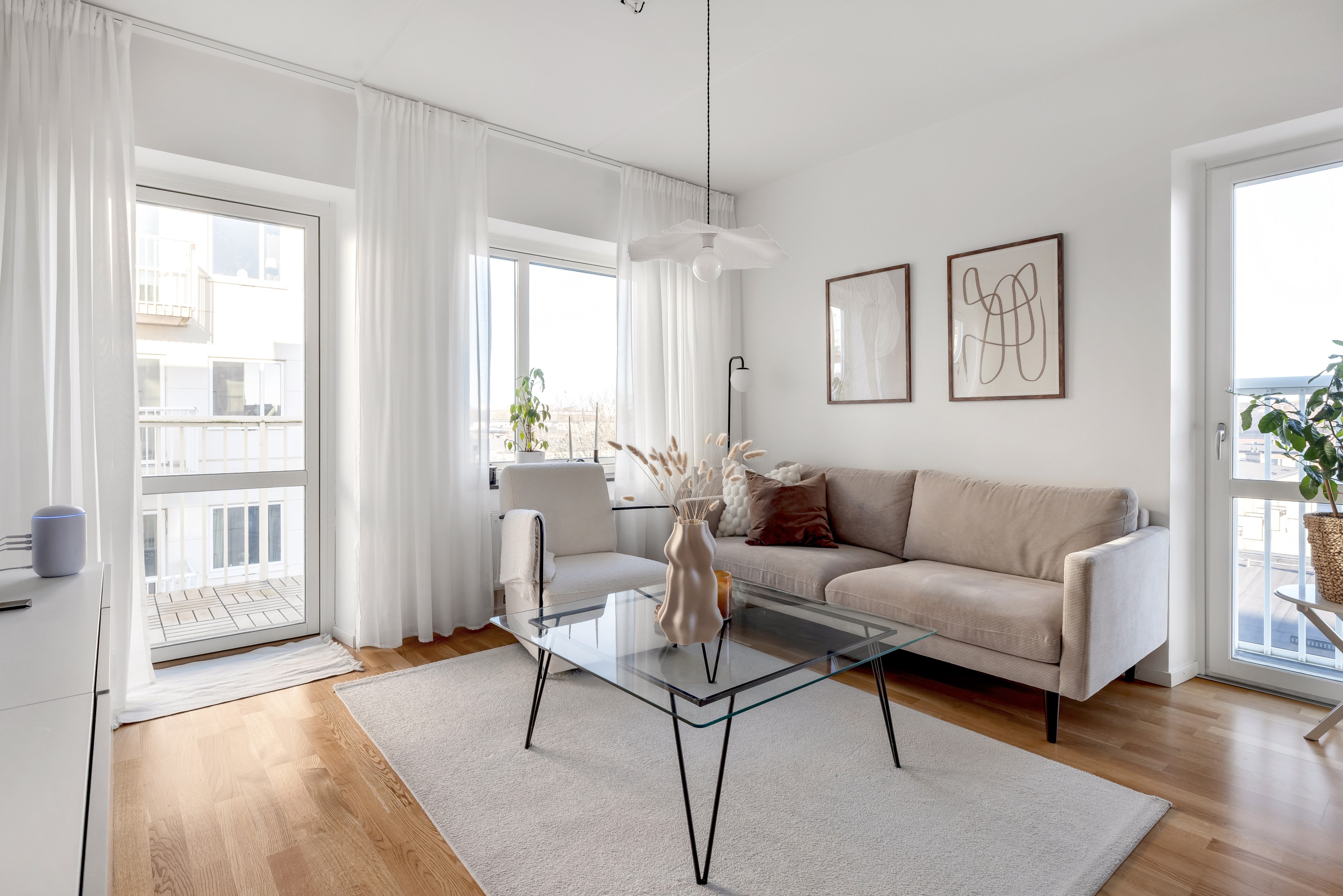 Bostadsbild från Råbyvägen 41, Kommande i Kapellgärdet, Uppsala