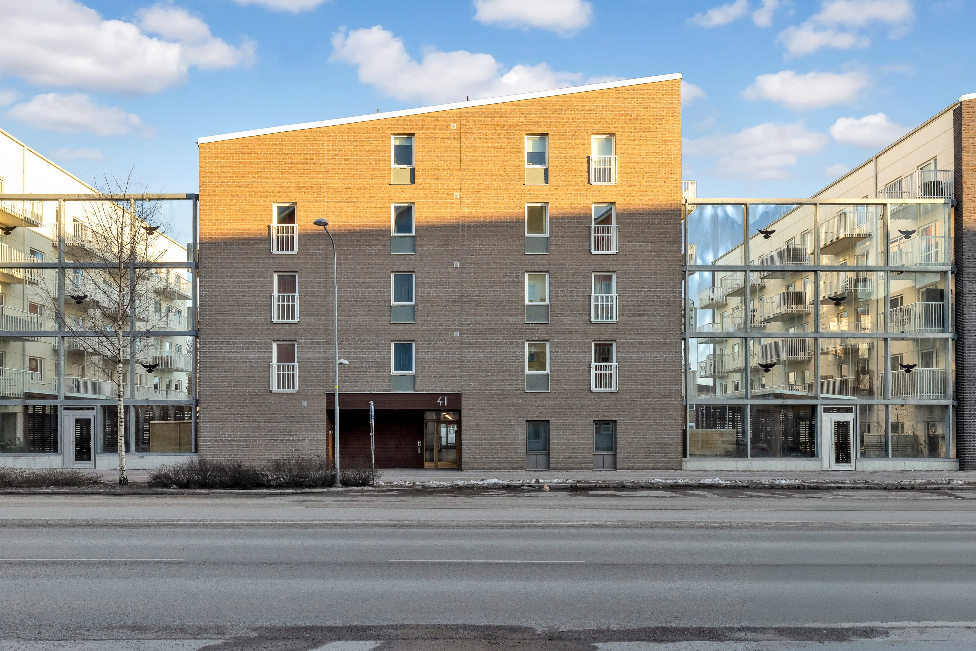 Bostadsbild från Råbyvägen 41, Kommande i Kapellgärdet, Uppsala