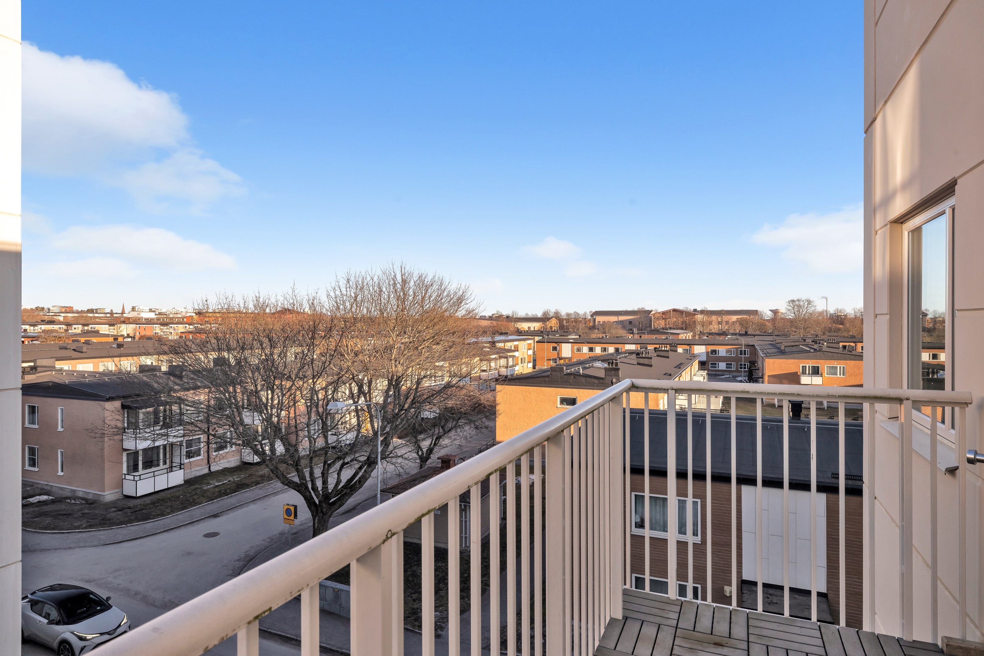 Bostadsbild från Råbyvägen 41, Kommande i Kapellgärdet, Uppsala