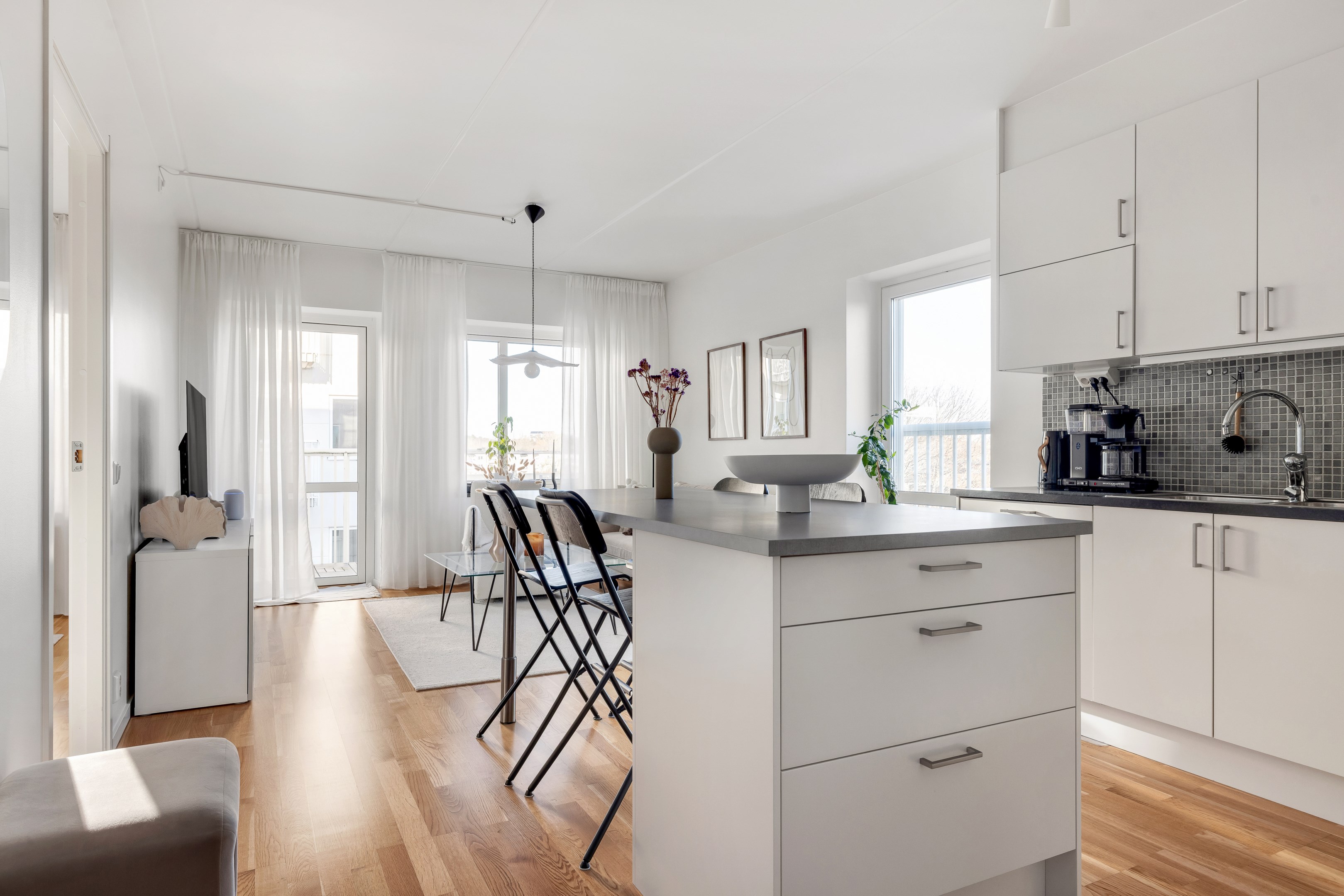 Bostadsbild från Råbyvägen 41, Kommande i Kapellgärdet, Uppsala