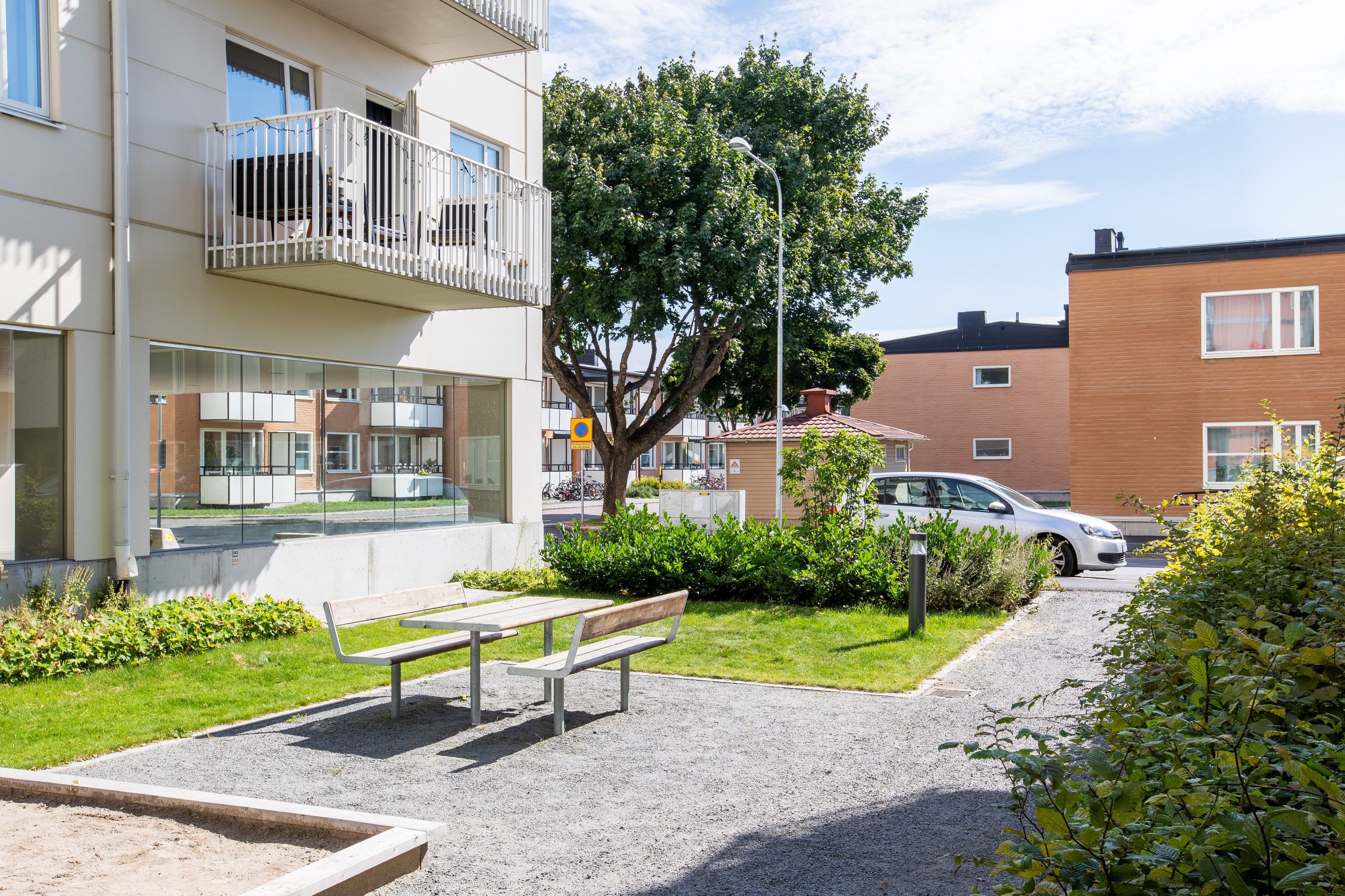 Bostadsbild från Råbyvägen 41, Kommande i Kapellgärdet, Uppsala