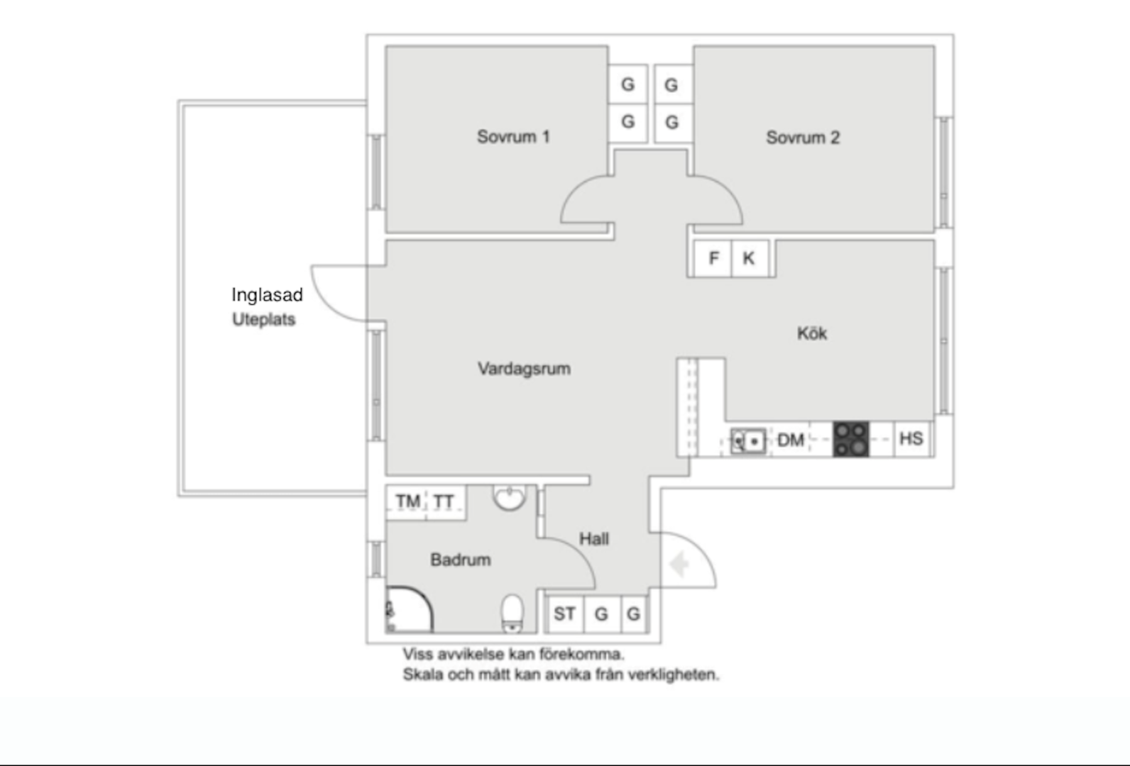 Planlösning från Hamngatan 29B, Kommande i Centrala Sundbyberg, Sundbyberg
