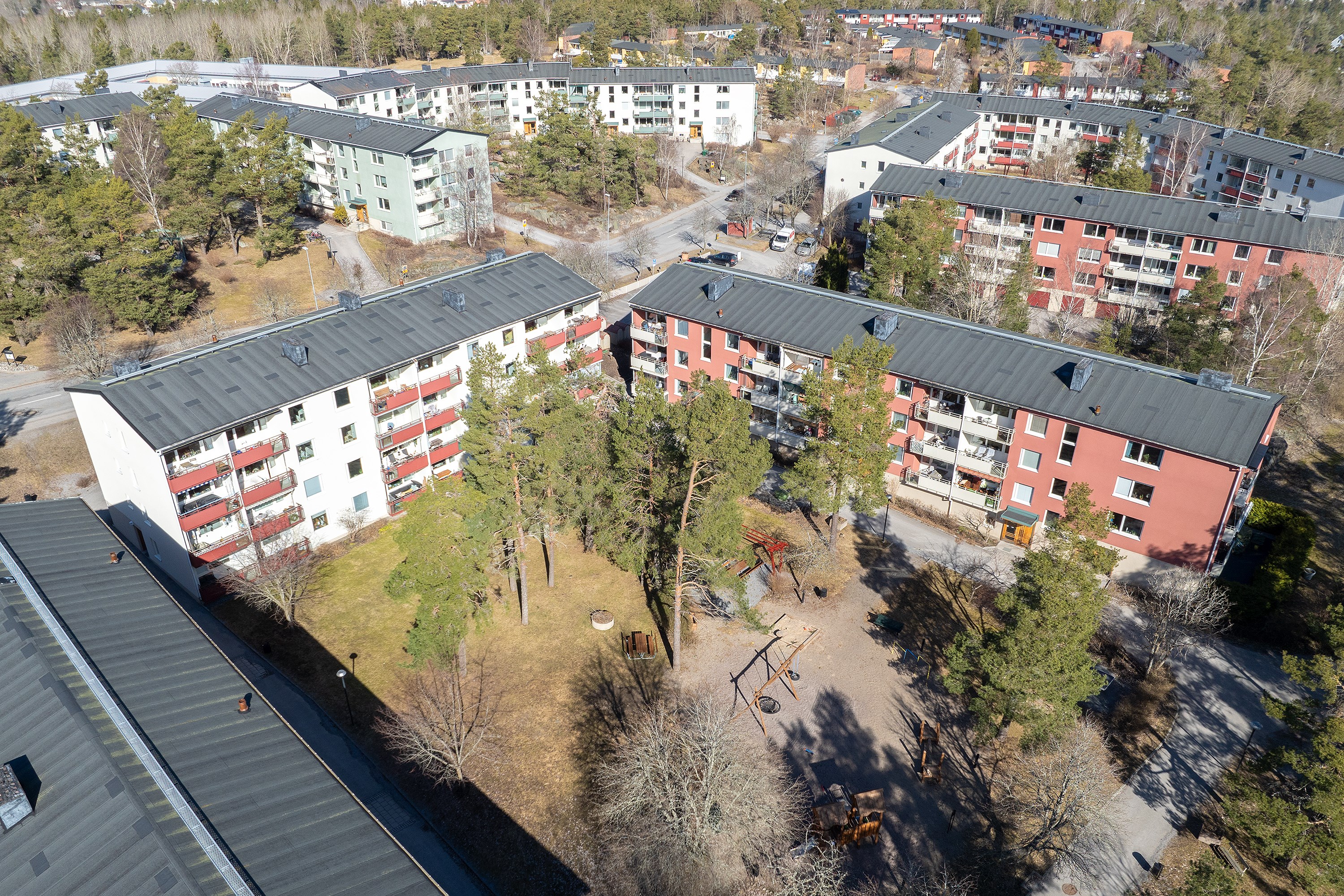 Bostadsbild från Tullingebergsvägen 29, Kommande i G:a Tullingeberg, Botkyrka