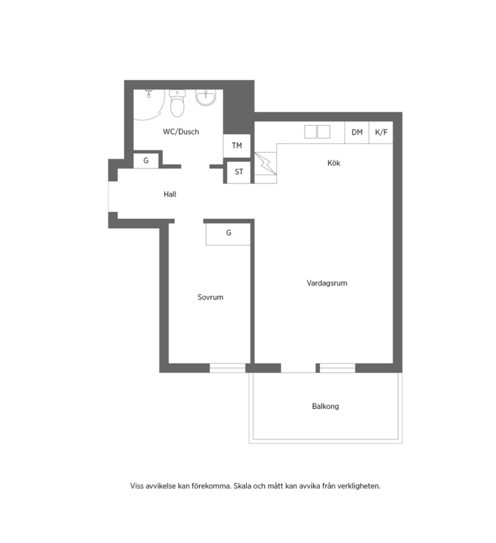 Planlösning från Brogatan 16, Till salu i Sundbyberg- Brotorp, Sundbyberg