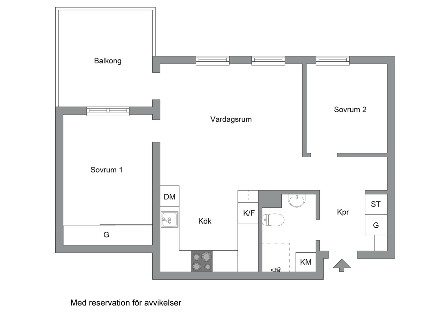 Planlösning från Vinthundsgatan 113, Kommande i Sundbyberg- Brotorp, Sundbyberg