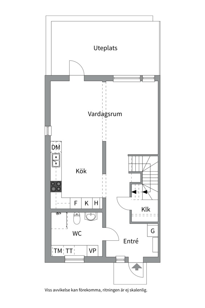 Planlösning från Månstigen 6, Kommande i , Botkyrka
