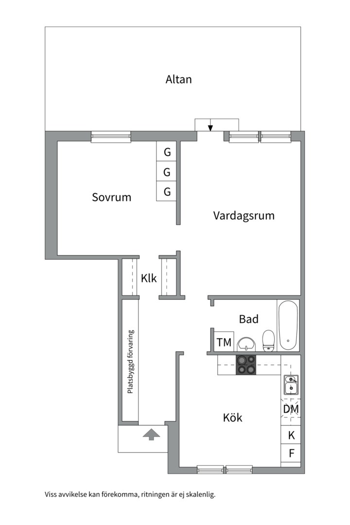 Planlösning från Oslogatan 93, Snart till salu i Ekeby, Uppsala