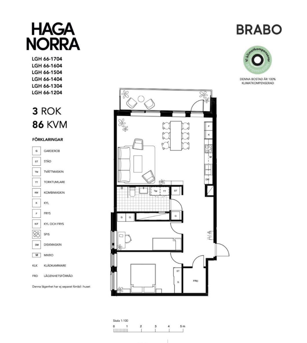 Bostadsbild från Torfredsplatsen 7, Såld i Haga, Norra, Solna