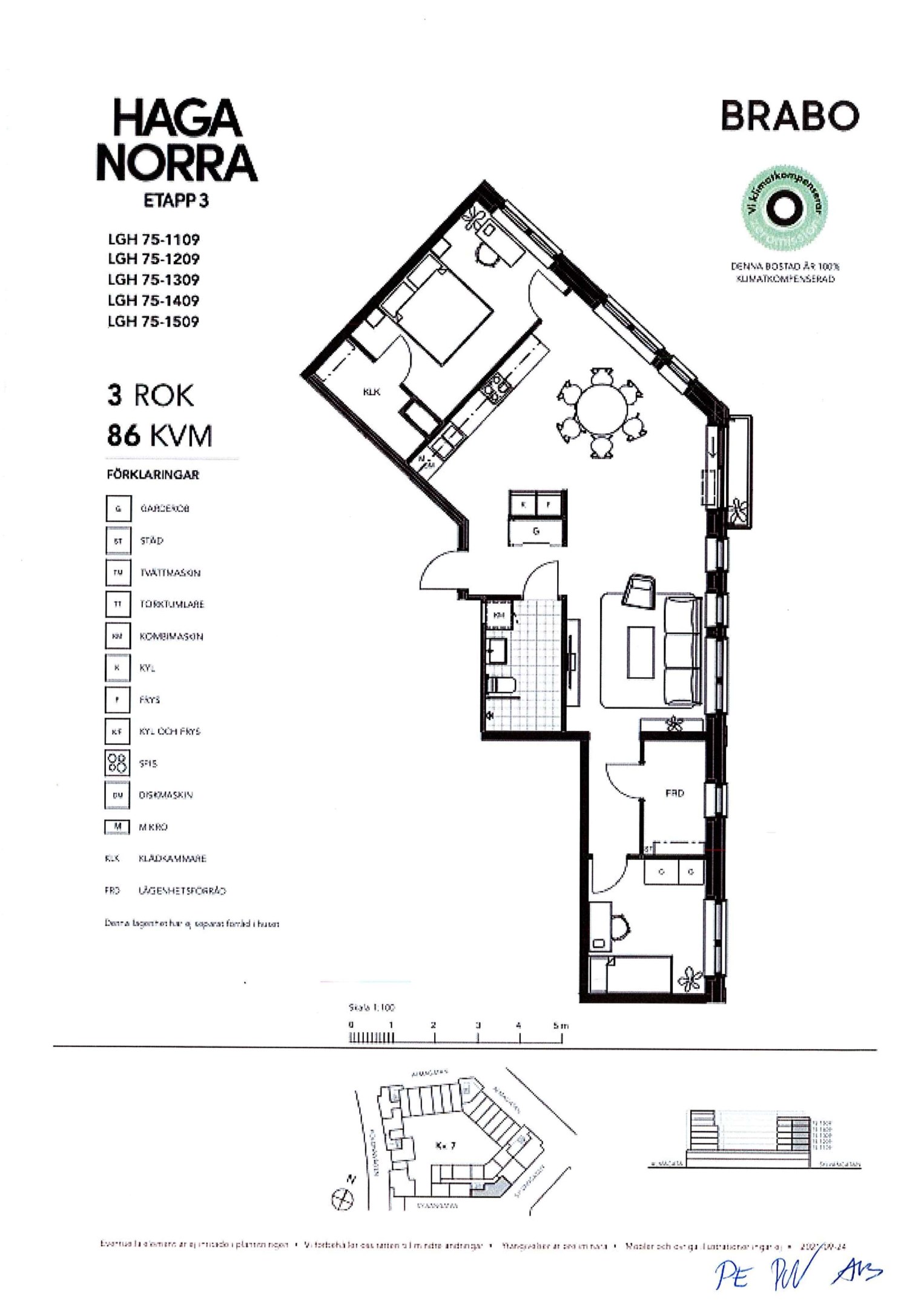Bostadsbild från Sylvangatan 21, Till salu i Frösunda, Solna