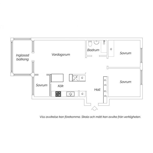 Bostadsbild från Rådjursstigen 20, Såld i Bergshamra, Solna