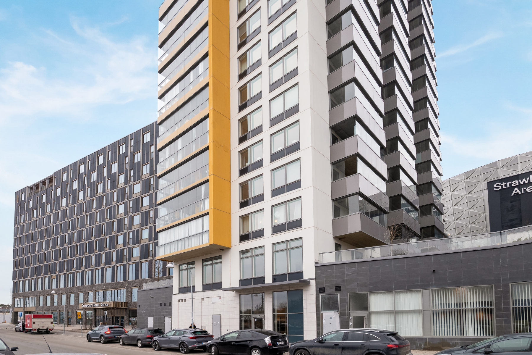 Bostadsbild från Evenemangsgatan 40, Kommande i Råsunda, Solna