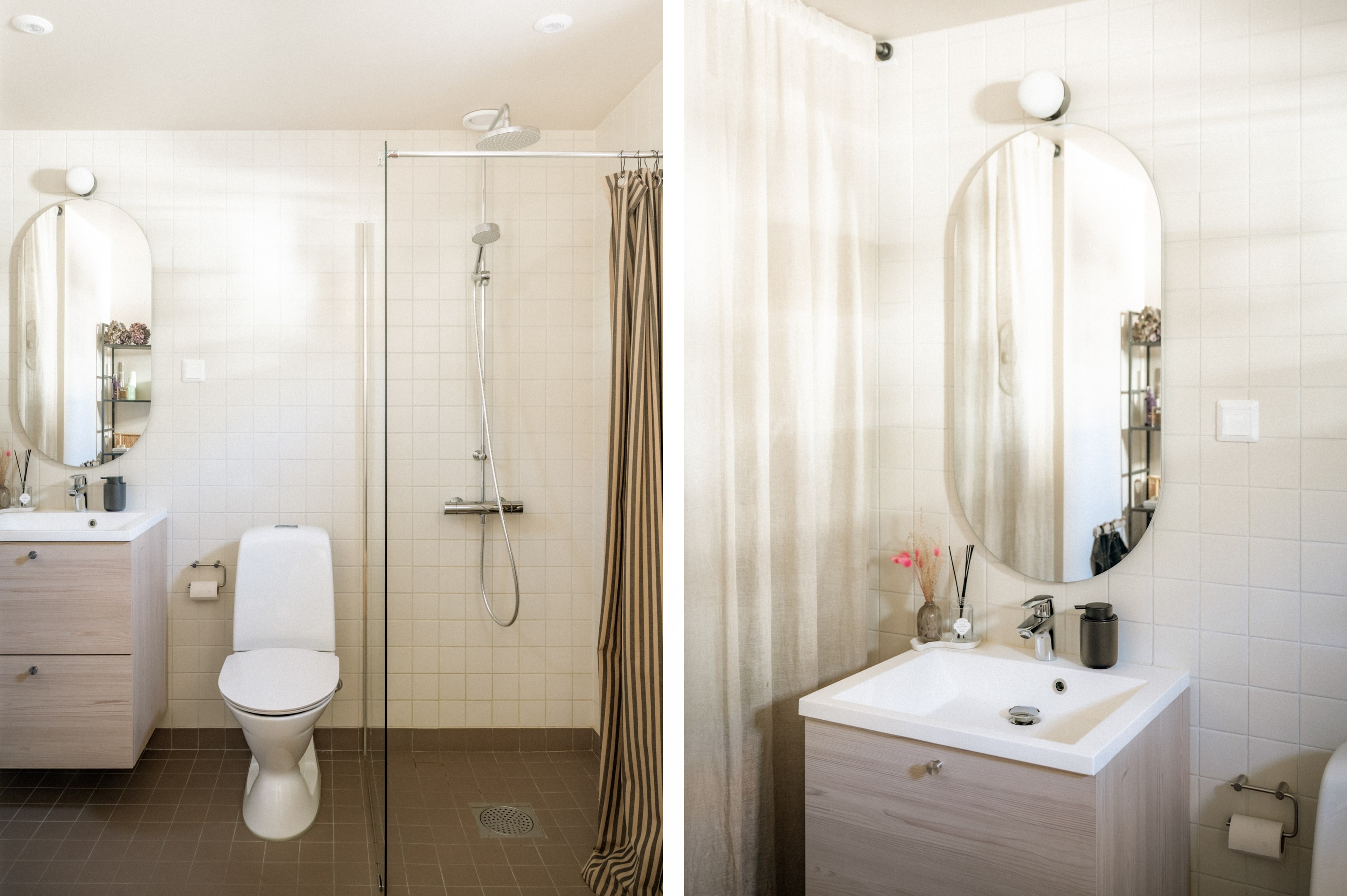 Badrum entréplan - vattenburen golvvärme i alla rum på entréplanet