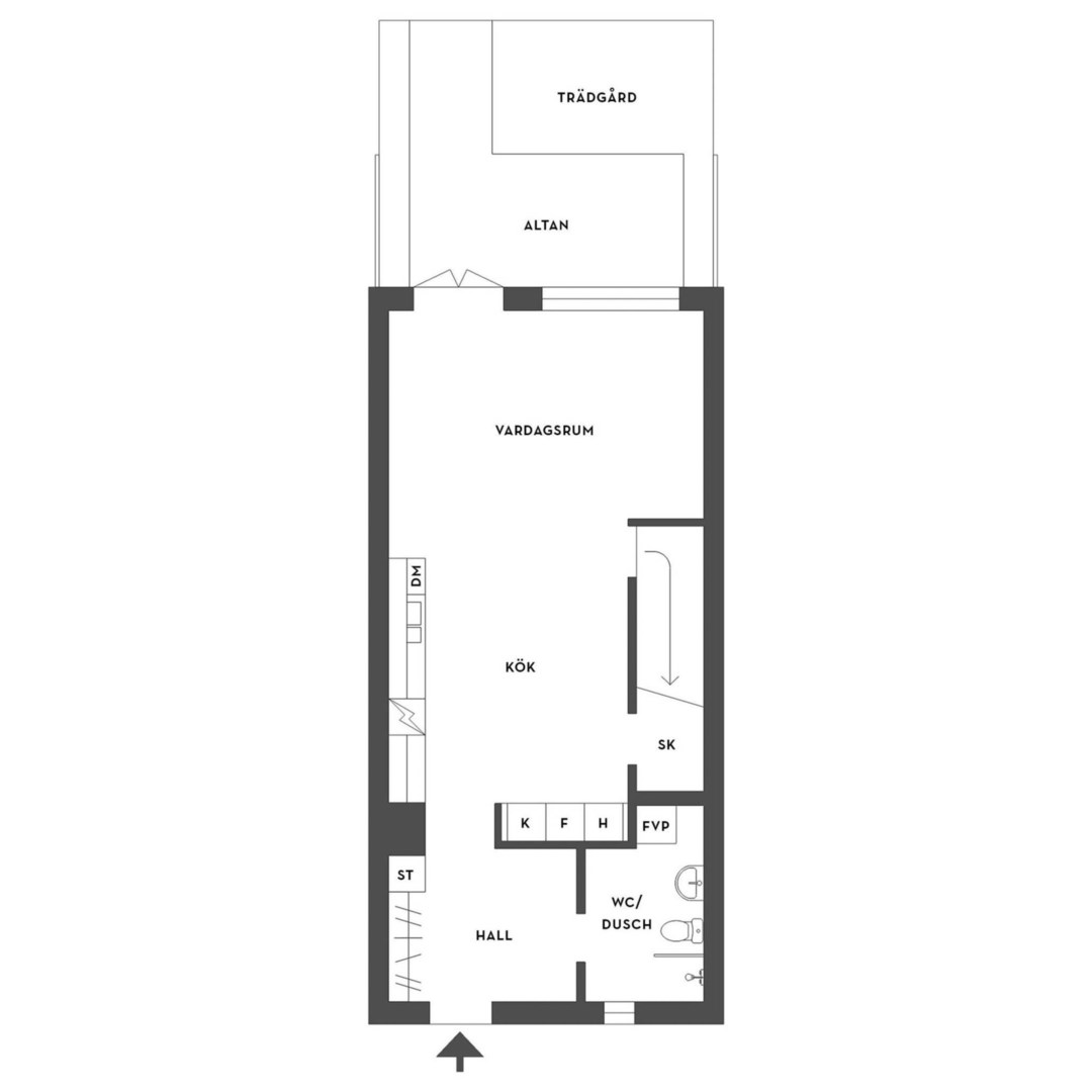 Planlösning från Stig Lindbergs gata 31, Till salu i Gustavsbergs - Porslinskvarteren, Värmdö