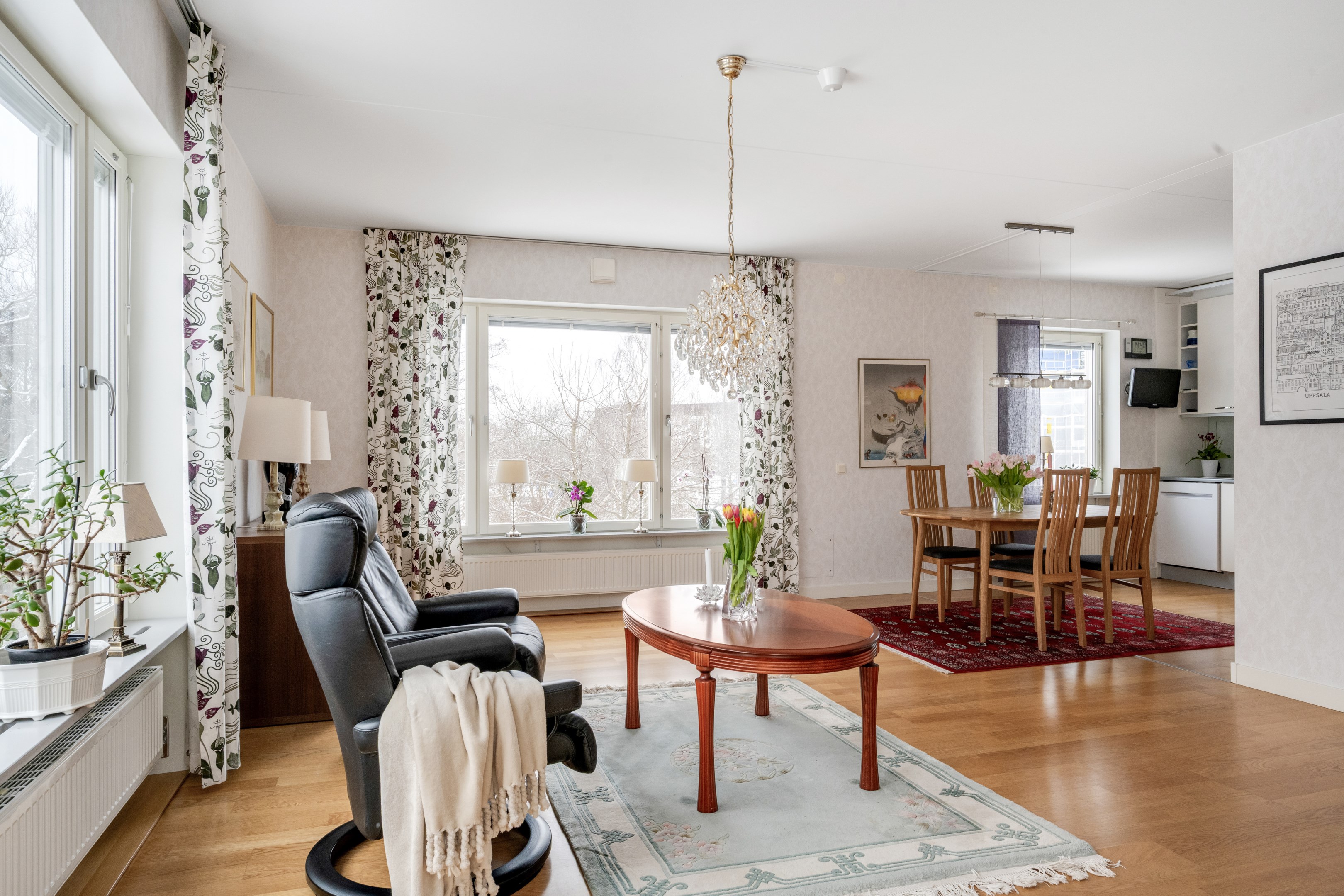 Bostadsbild från Fyrisvallsgatan 3A, Såld i Luthagen, Uppsala