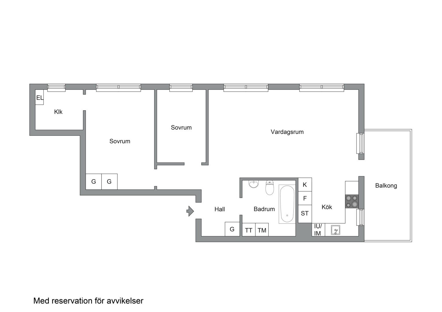 Planlösning från Brotorps allé 8, Kommande i Sundbyberg- Brotorp, Sundbyberg