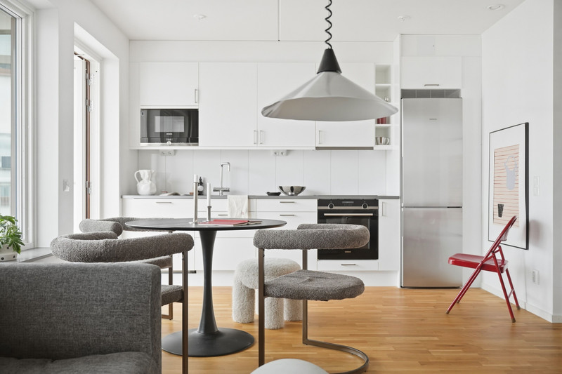Bostadsbild från Ljusbärargatan 7, Kommande i Kapellgärdet, Uppsala
