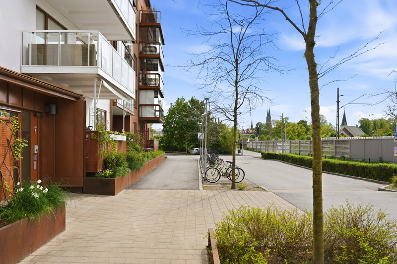 Bostadsbild från Ljusbärargatan 7, Kommande i Kapellgärdet, Uppsala