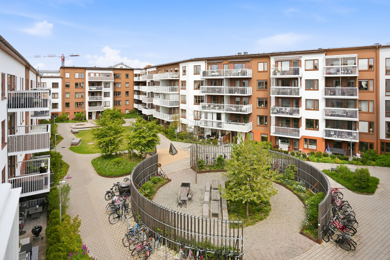 Bostadsbild från Ljusbärargatan 7, Kommande i Kapellgärdet, Uppsala