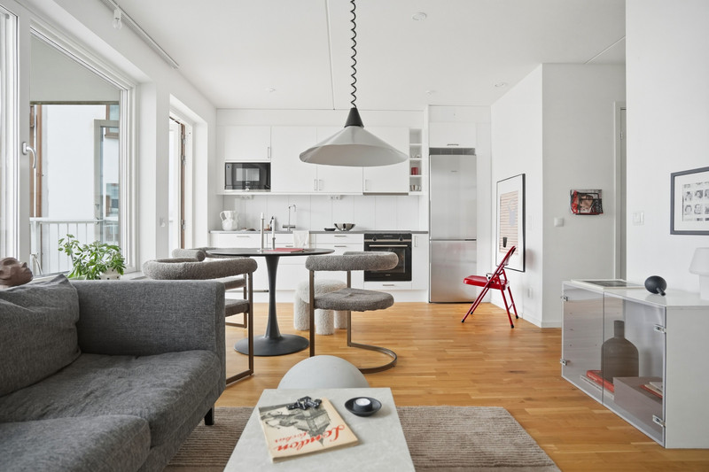 Bostadsbild från Ljusbärargatan 7, Kommande i Kapellgärdet, Uppsala