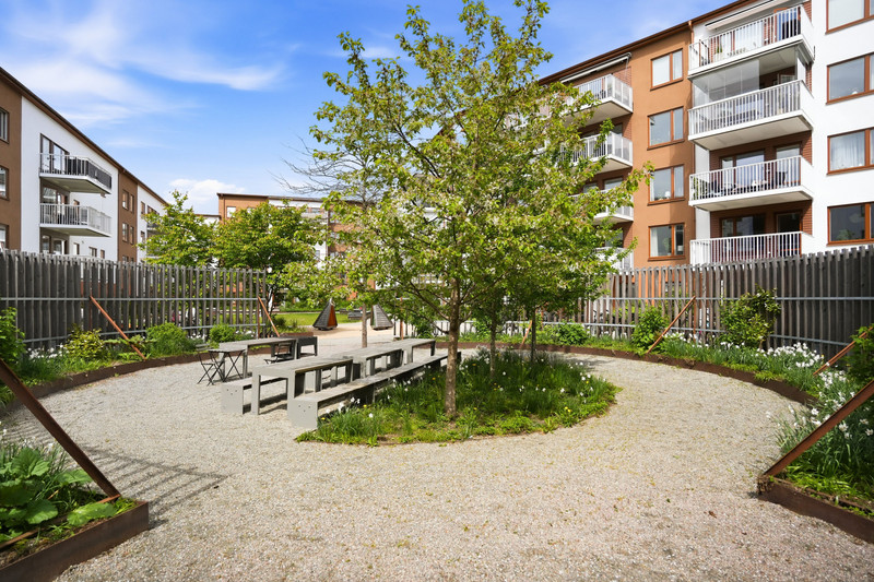Bostadsbild från Ljusbärargatan 7, Kommande i Kapellgärdet, Uppsala