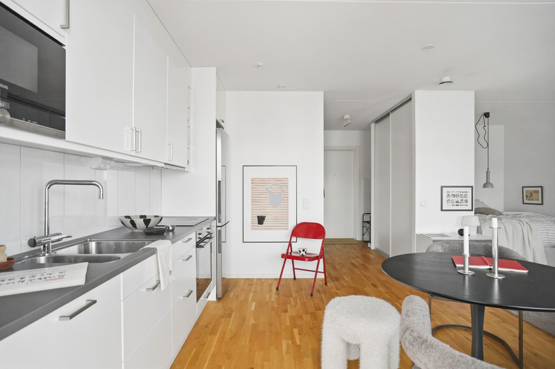 Bostadsbild från Ljusbärargatan 7, Kommande i Kapellgärdet, Uppsala