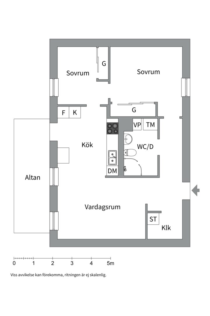 Planlösning från Opalvägen 83, Såld i Herrhagen, Uppsala