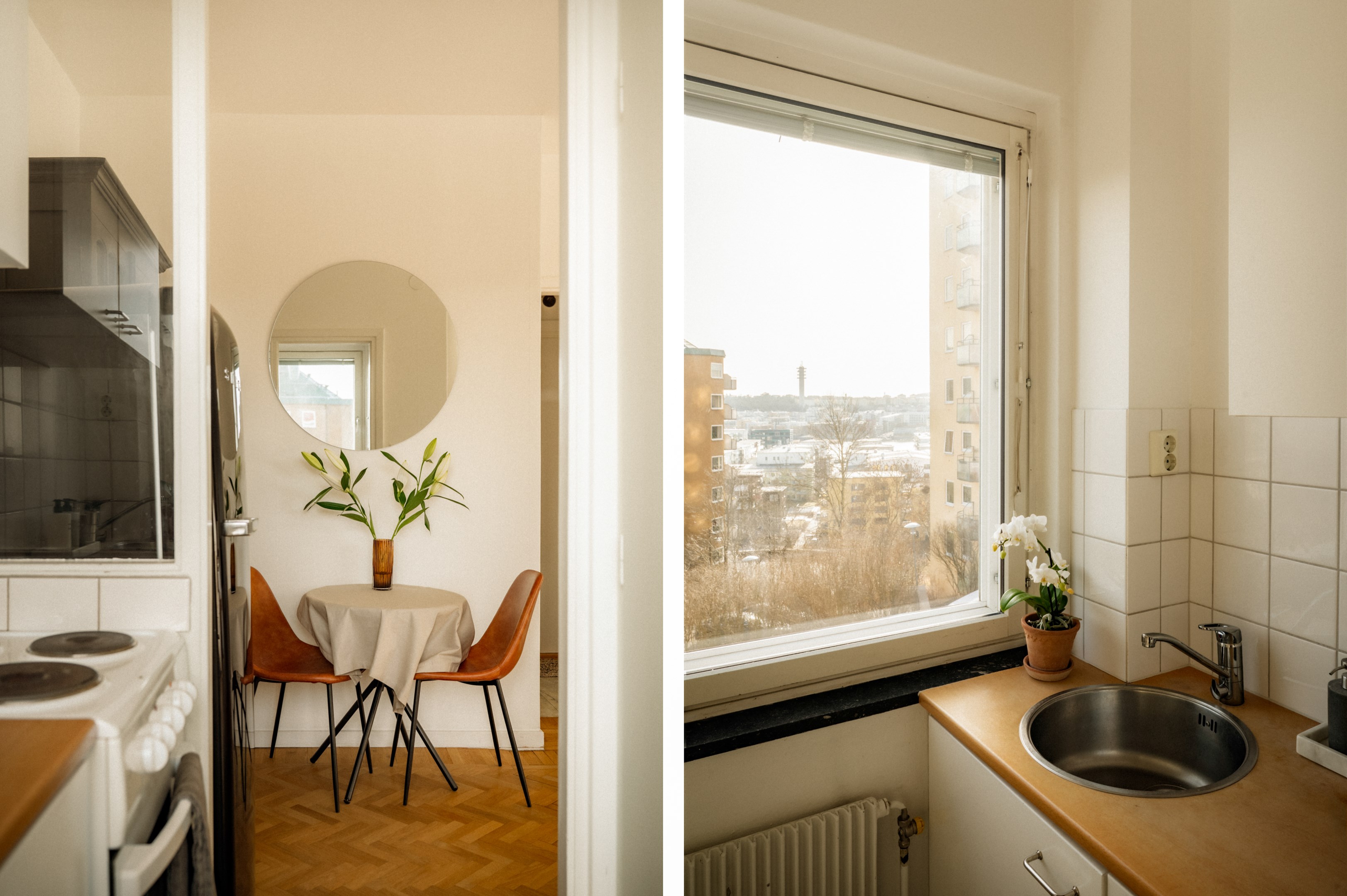 I föreningen finns gemensam takterrass med fritt söderläge