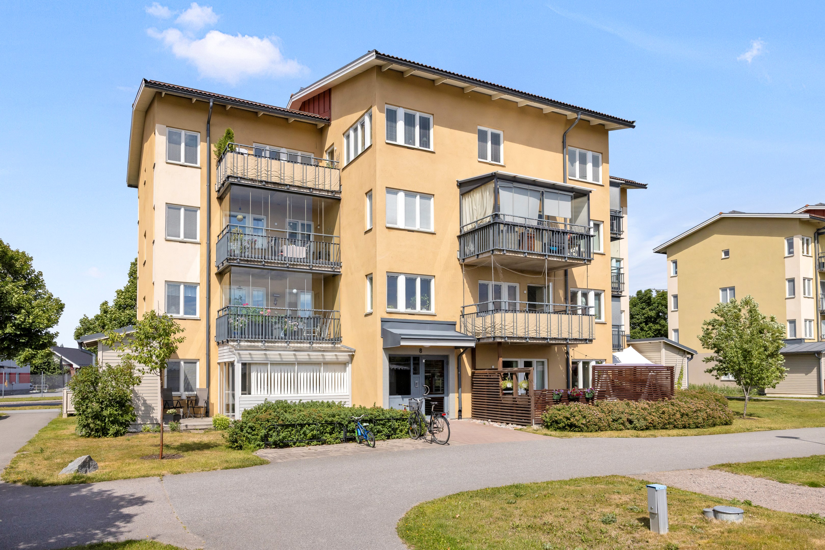 Bostadsbild från Mariedalsgatan 8, Kommande i Slavsta, Uppsala