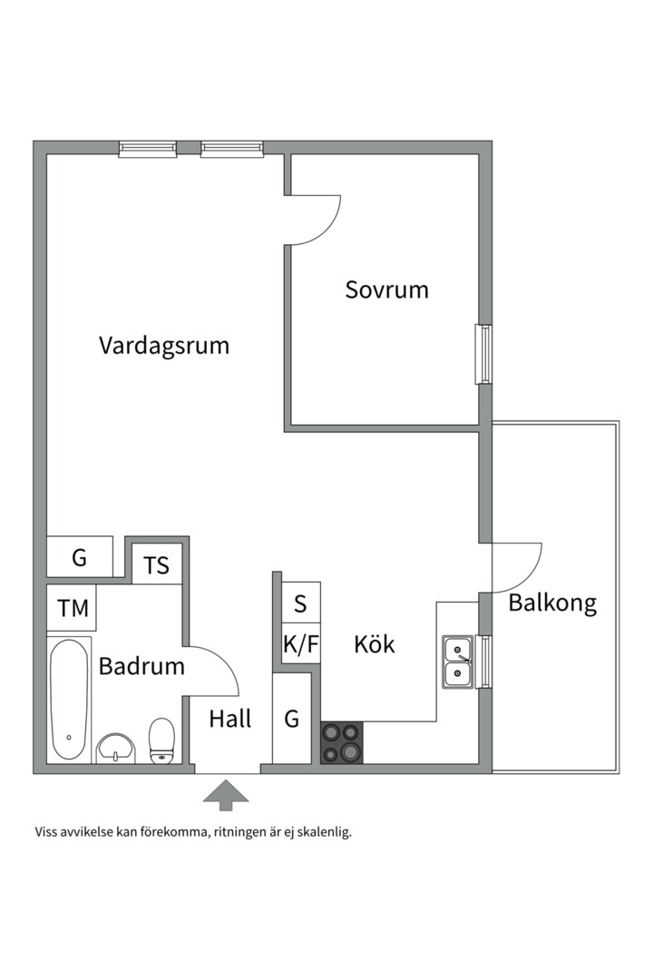 Planlösning från Ormingeringen 12C, Kommande i Västra Orminge, Nacka