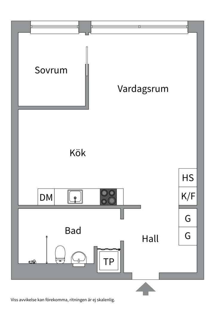 Planlösning från Fabrikörvägen 10D, 7tr, Till salu i Nacka Strand, Nacka