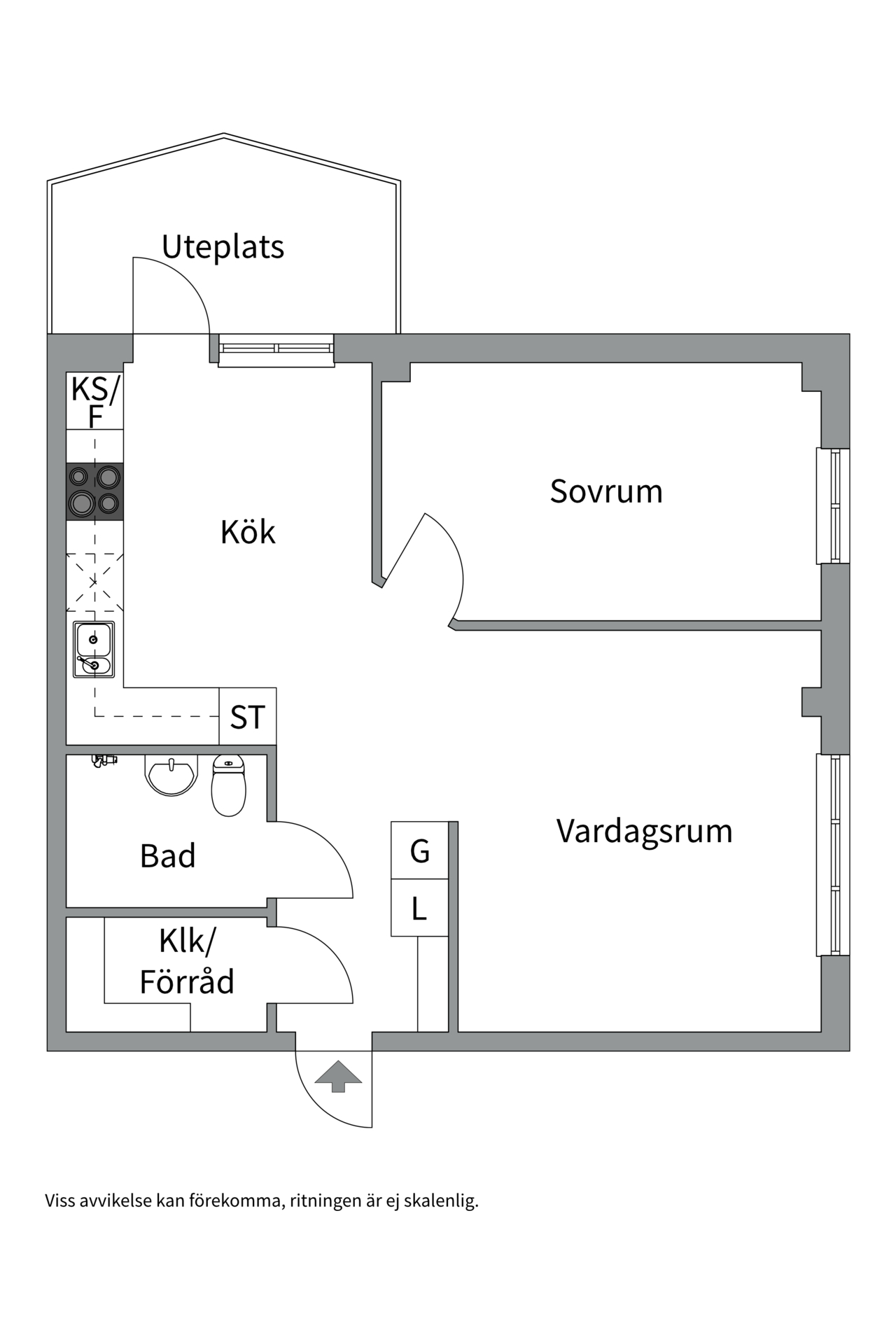 Bostadsbild från Albertinas väg 49, Såld i Alunda, Östhammar