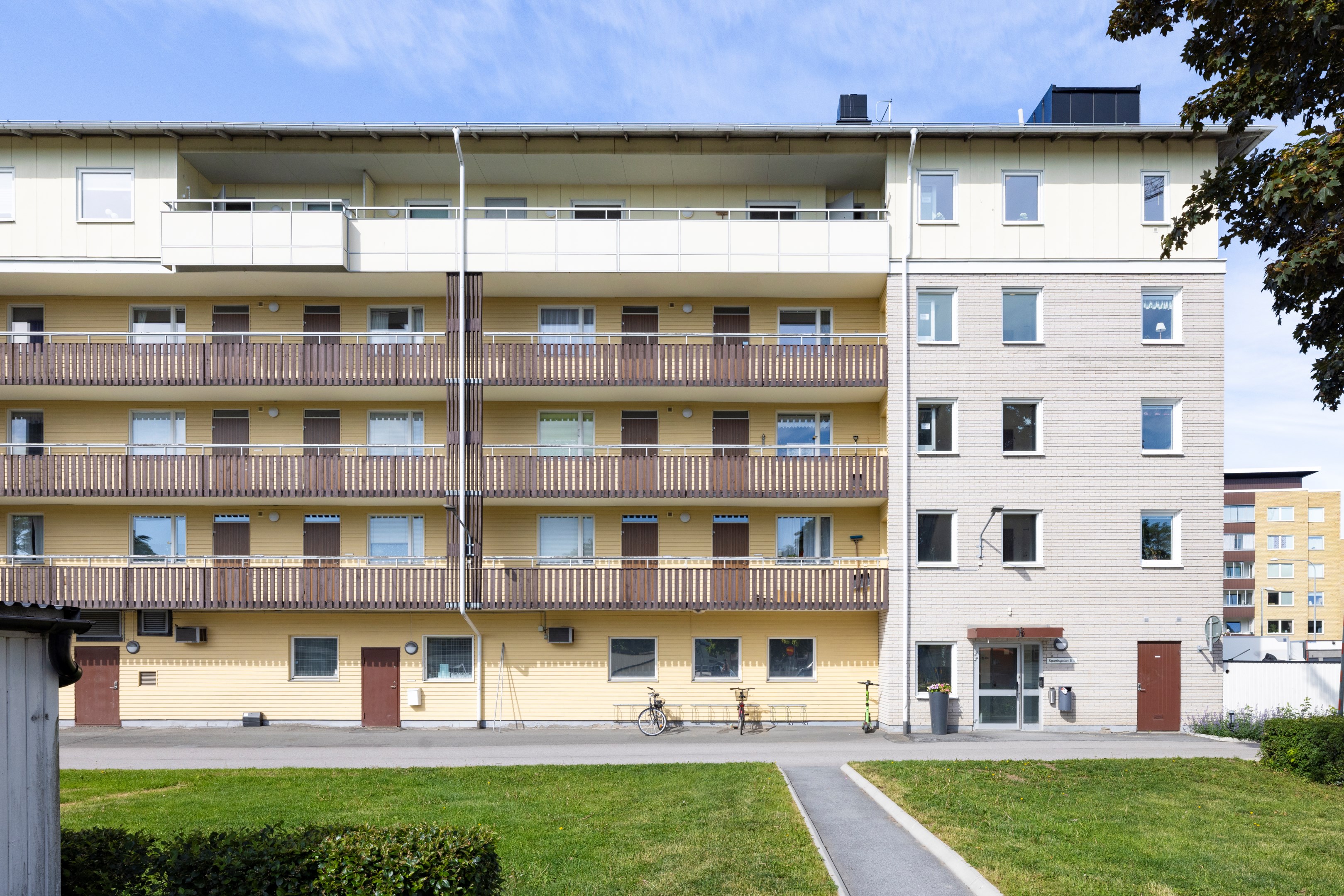 Bostadsbild från Sparrisgatan 5A, Kommande i Årsta, Uppsala
