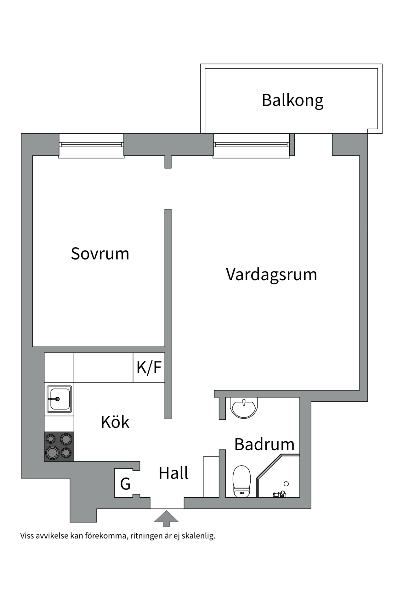 Bostadsbild från S:t Persgatan 45B, Kommande i Höganäs, Uppsala
