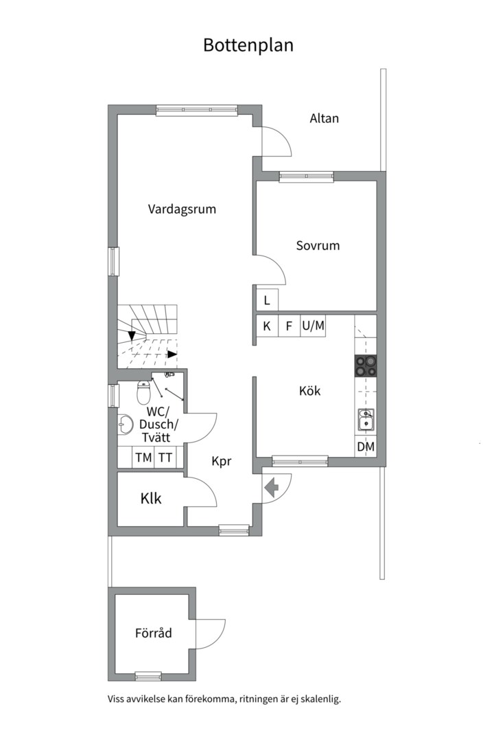 Planlösning från Stenrösvägen 97, Till salu i Stenhagen, Uppsala