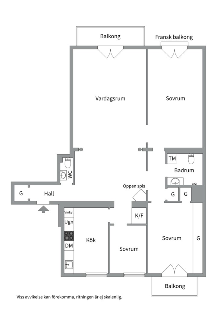 Planlösning från Döbelnsgatan 1, 2 tr, Kommande i Norrmalm, Stockholm