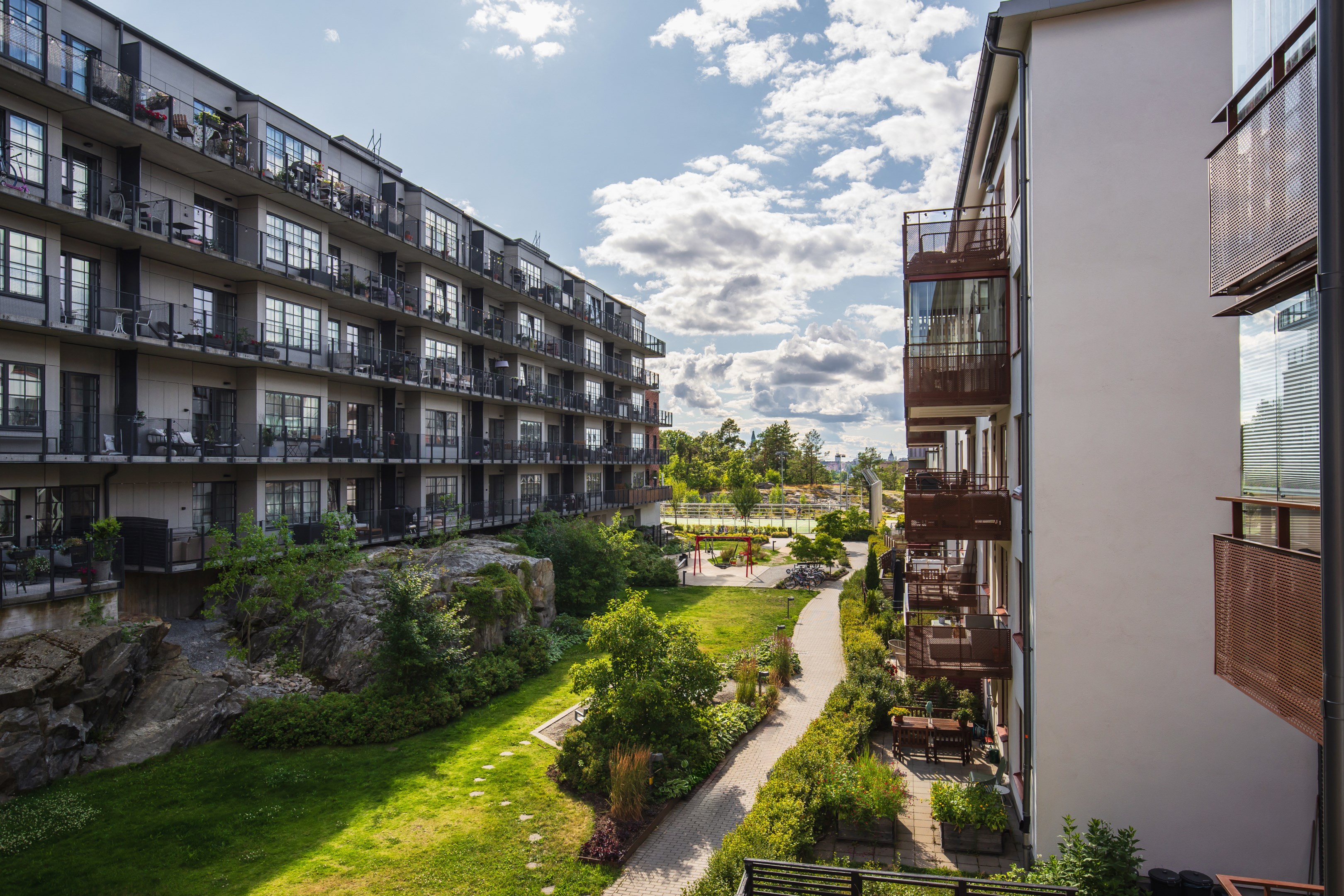 Bostadsbild från Kvarnholmsvägen 88, Kommande i Kvarnholmen, Nacka