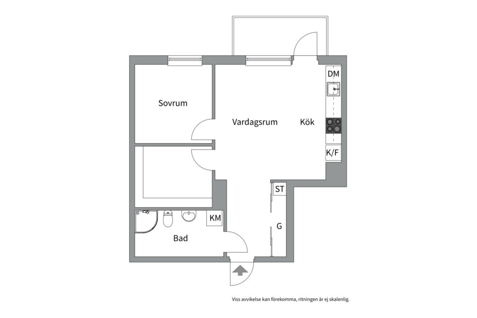 Planlösning från Torgny Segerstedts allé 9, Kommande i Rosendal, Uppsala