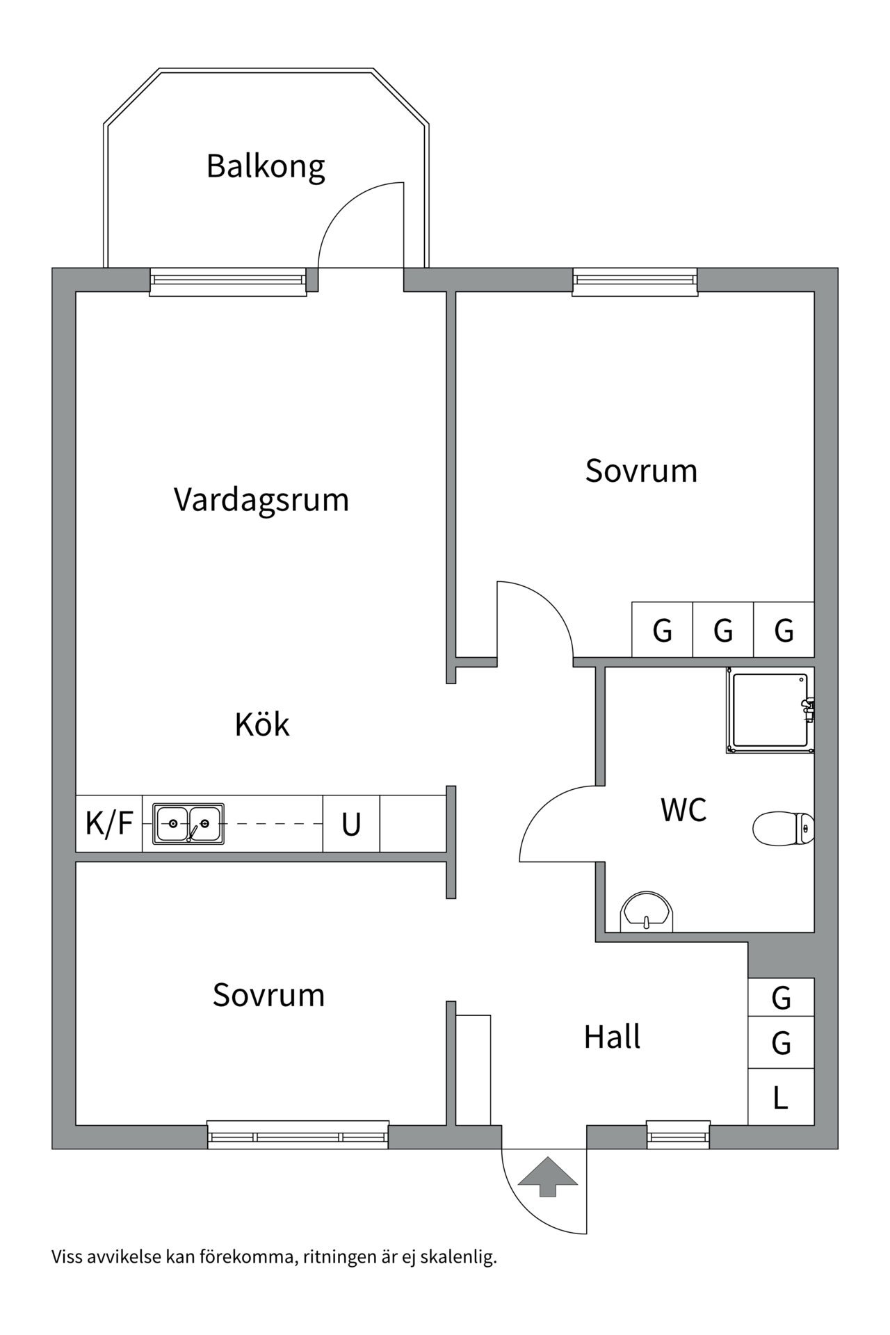Bostadsbild från Salagatan 20A, Kommande i Centrum, Uppsala