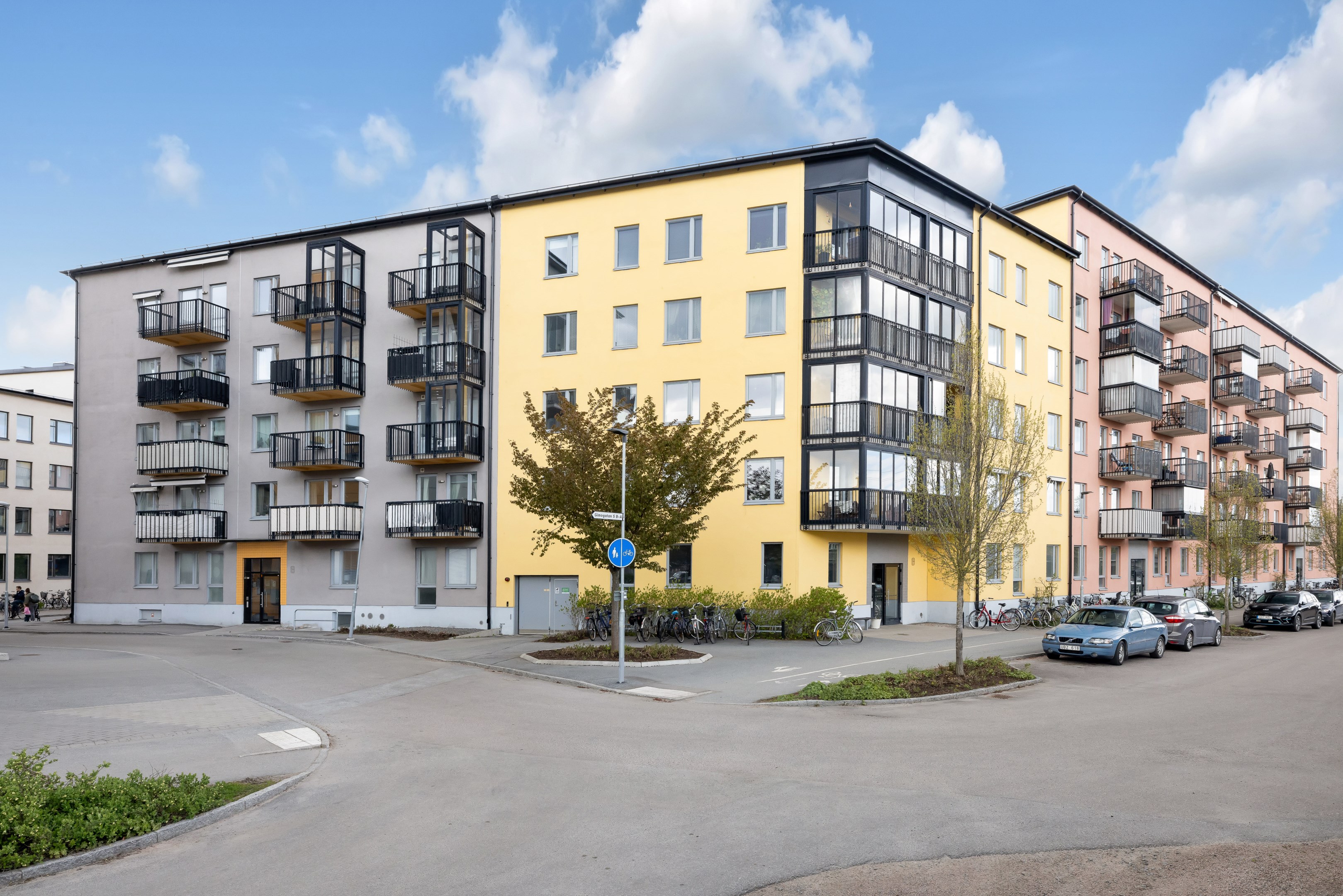 Bostadsbild från Gimogatan 13A, Kommande i Luthagen, Uppsala