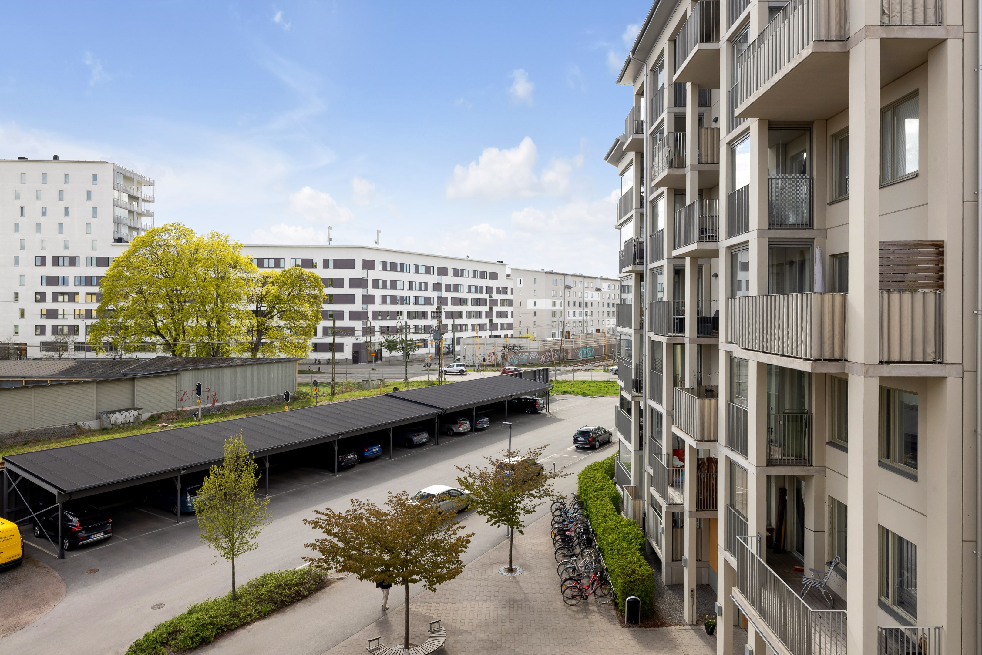 Bostadsbild från Gimogatan 13A, Kommande i Luthagen, Uppsala