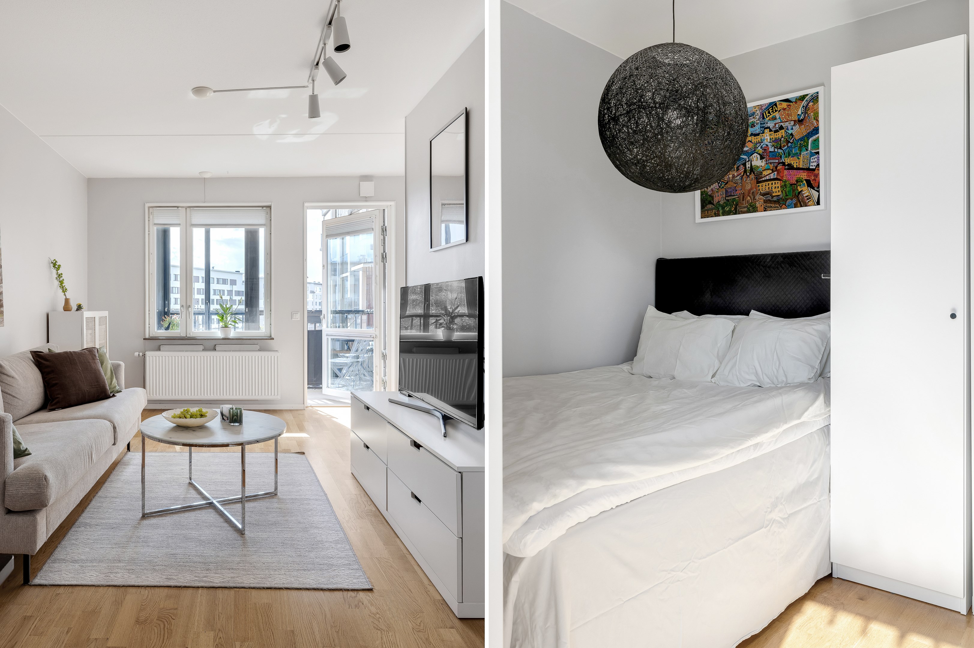 Bostadsbild från Gimogatan 13A, Kommande i Luthagen, Uppsala