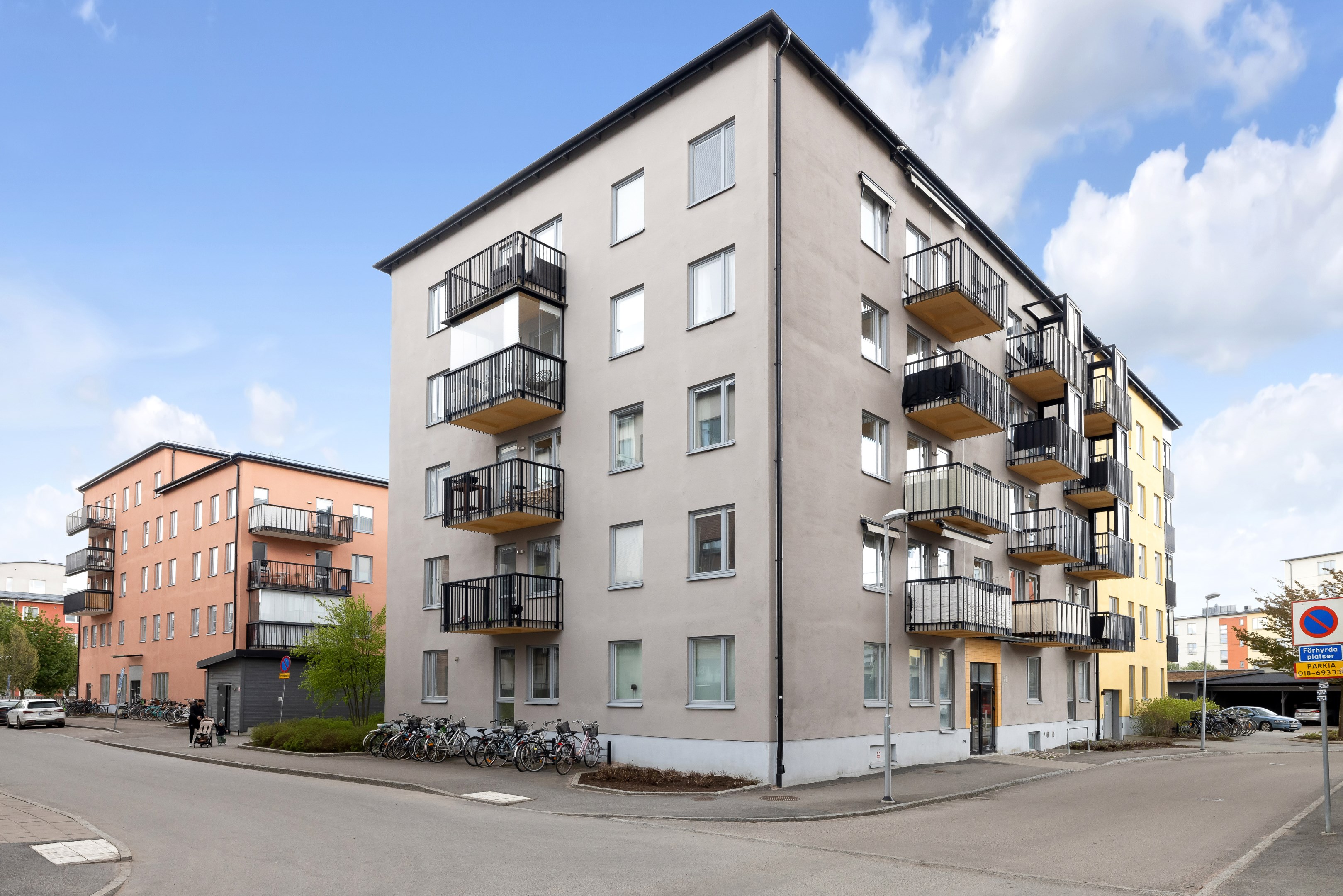 Bostadsbild från Gimogatan 13A, Kommande i Luthagen, Uppsala